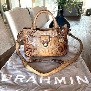 Brahmin Crocodile Handbag